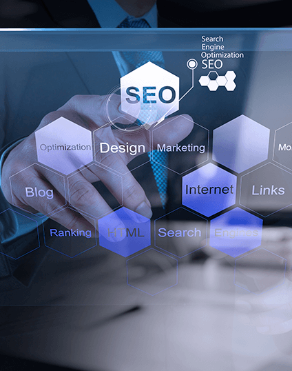 SEO and digital marketing illustration